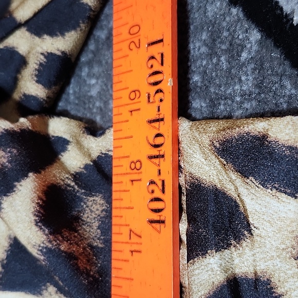 DO EVERYTHING IN LOVE LEOPARD PRINT KIMONO SWIMSUIT COVER ROBE LOUNGE ONE-SIZE - Picture 6 of 13